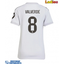 Real Madrid Federico Valverde #8 Replica Home Shirt Ladies 2025-26 Short Sleeve